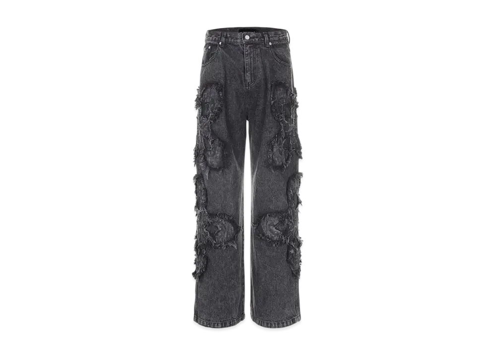 SURGERY Clover Logo Patch Jeans "Black"