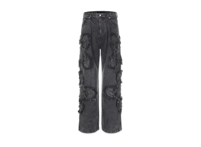SURGERY Clover Logo Patch Jeans "Black"