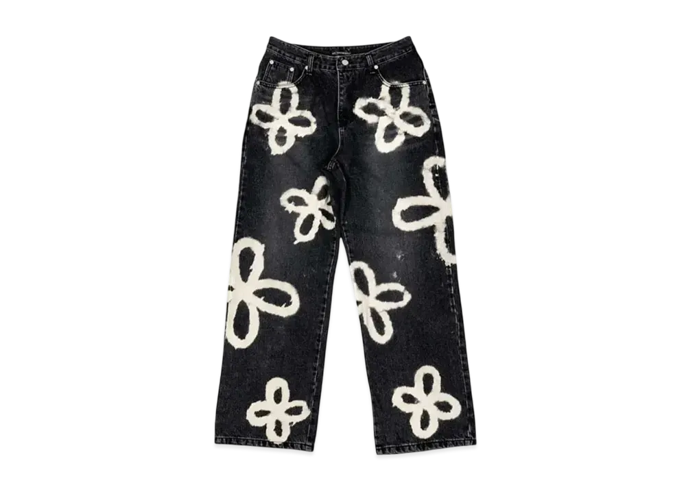 SURGERY Painted Clover Jeans "Black"
