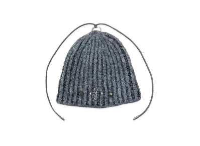 SURGERY Clover Logo Double-Strap Beanie "Grey"