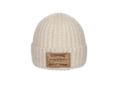 SURGERY Paper Logo Tab Beanie "Cream"