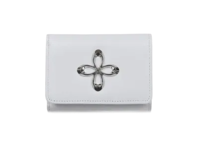 SURGERY Metal Clover Wallet "White"
