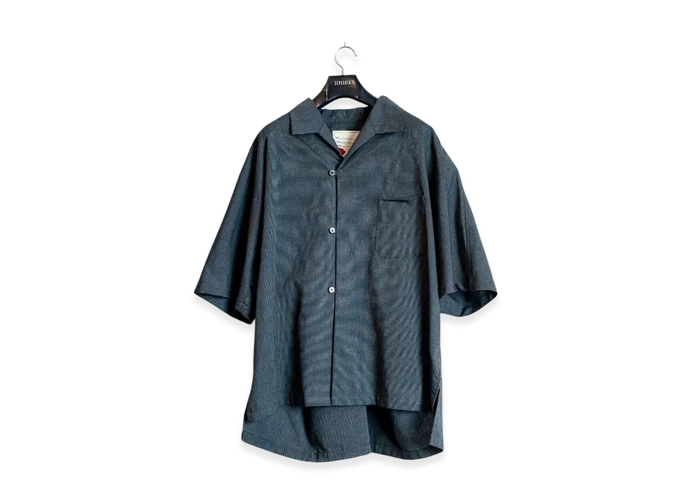 SEVESKIG Japanese Chambray S/SL Shirt "Black"