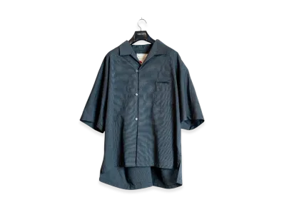 SEVESKIG Japanese Chambray S/SL Shirt "Black"