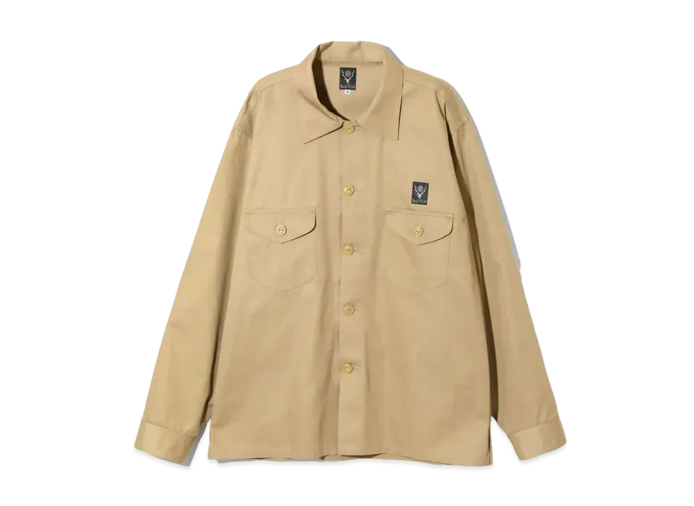 SOUTH2 WEST8 Smokey Shirt "Beige"