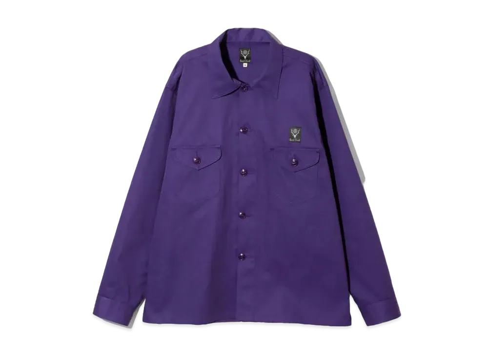 SOUTH2 WEST8 Smokey Shirt "Purple"