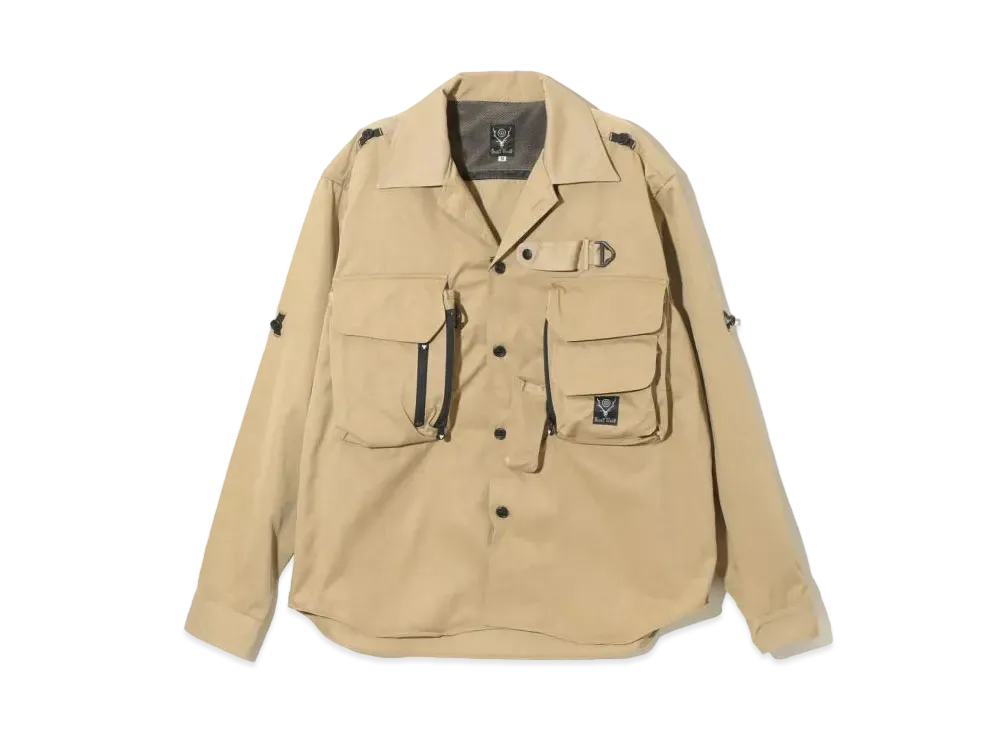 SOUTH2 WEST8 Tenkara Trout Shirt "Beige"