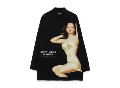 WILDSIDE YOHJI YAMAMOTO x The Weeknd Rayon Shirt "Black"