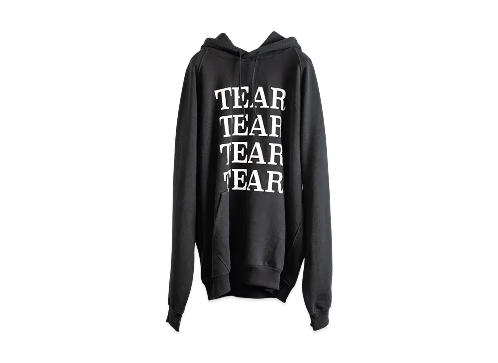 SEVESKIG Typographic Graffiti Divided Sweat Hoodie "Black" SW-SV-NYS-1001