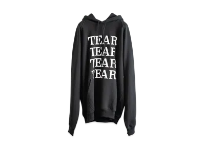 SEVESKIG Typographic Graffiti Divided Sweat Hoodie "Black" SW-SV-NYS-1001