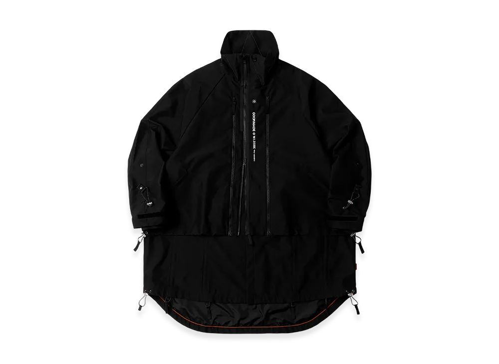 WILDSIDE YOHJI YAMAMOTO x GOOPiMADE THE-9 Crazy Utility Coat "Black"