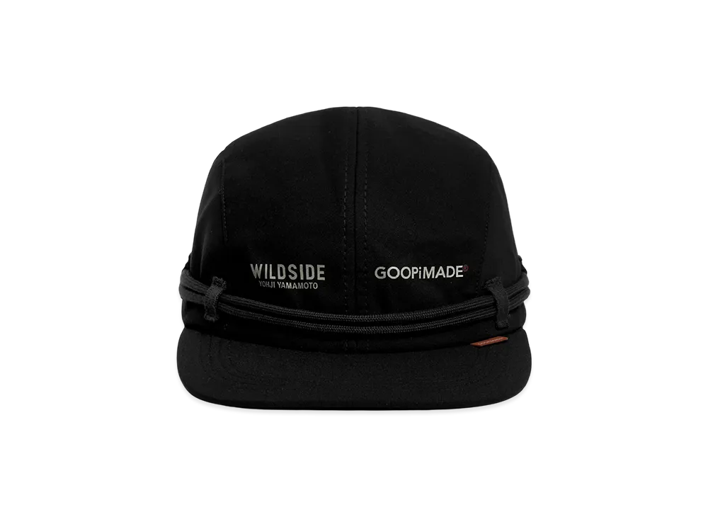 WILDSIDE YOHJI YAMAMOTO x GOOPiMADE JP Double Cap "Black"
