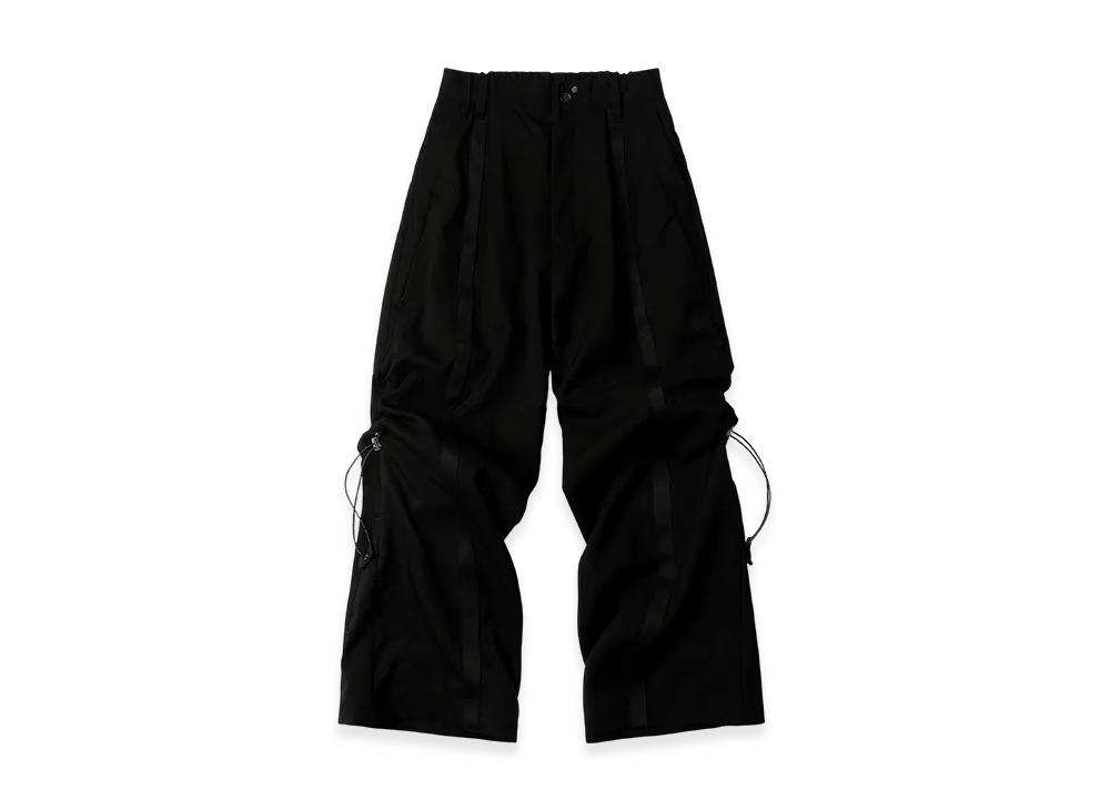 WILDSIDE YOHJI YAMAMOTO x GOOPiMADE Nobleman Trousers with Thorns Chain "Black"