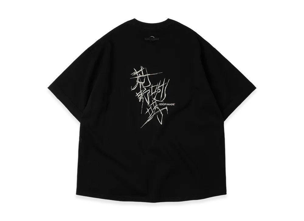 WILDSIDE YOHJI YAMAMOTO x GOOPiMADE ROAR Kanji TEE "Black"
