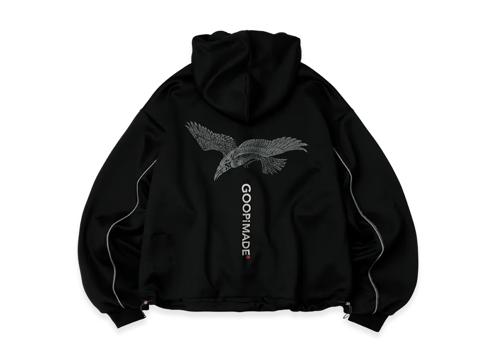 WILDSIDE YOHJI YAMAMOTO x GOOPiMADE THE Karasu Hoodie "Black"