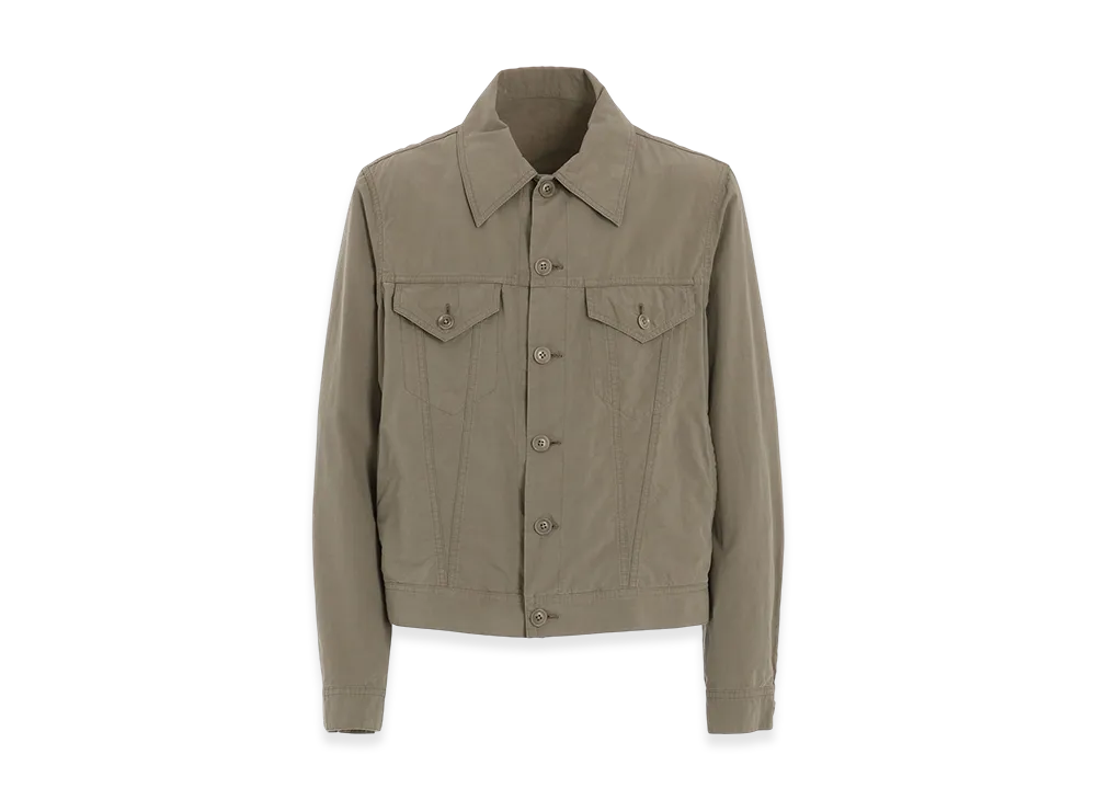 S'YTE Brushed Washer Finish Broad Tracker Jacket "Khaki"