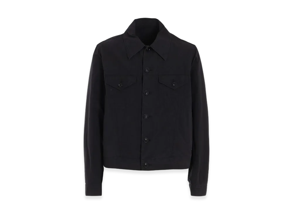 S'YTE Brushed Washer Finish Broad Tracker Jacket "Black"