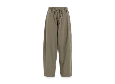 S'YTE Brushed Washer Finish Broad Sarouel Pants "Khaki"