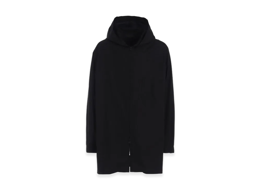 S'YTE Cotton Broad Hooded Shirt "Black"