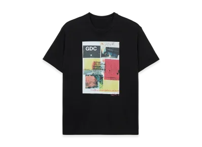 S'YTE x GDC Collage Art Graphic T-Shirt -Fluctuatingly 03- "Black"