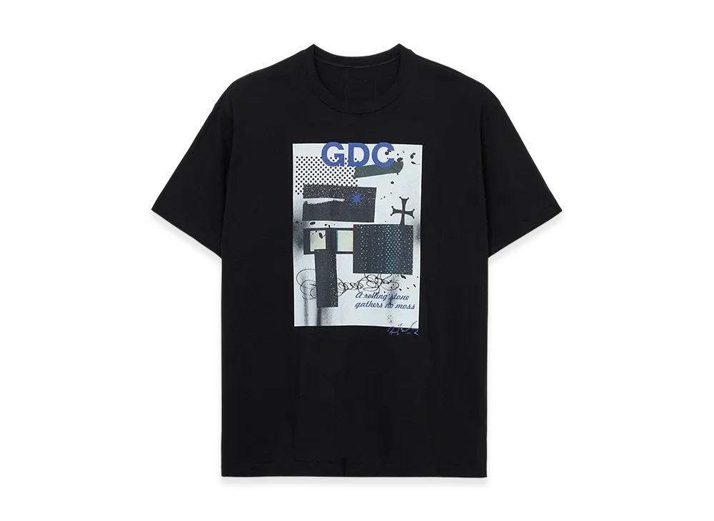 S'YTE x GDC Collage Art Graphic T-Shirt -Fluctuatingly 02- "Black"