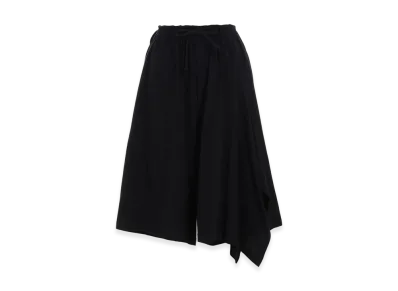 S'YTE Soft Jersey Draped Wide Shorts "Black"