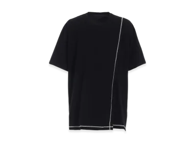 S'YTE Soft Jersey Color Stitch Layered T-Shirt "Black"