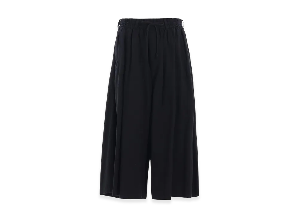 S'YTE Cotton/Linen Poplin Culotte Pants "Black"