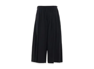 S'YTE Cotton/Linen Poplin Culotte Pants "Black"