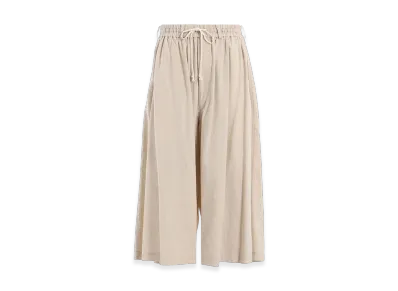 S'YTE Cotton/Linen Poplin Culotte Pants "Ecru"