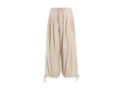 S'YTE Cotton/Linen Poplin Balloon Pants "Ecru"