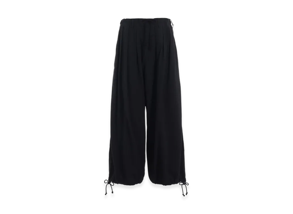 S'YTE Cotton/Linen Poplin Balloon Pants "Black"