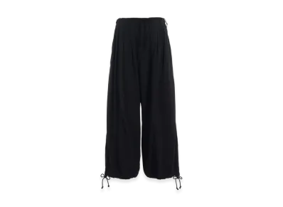 S'YTE Cotton/Linen Poplin Balloon Pants "Black"