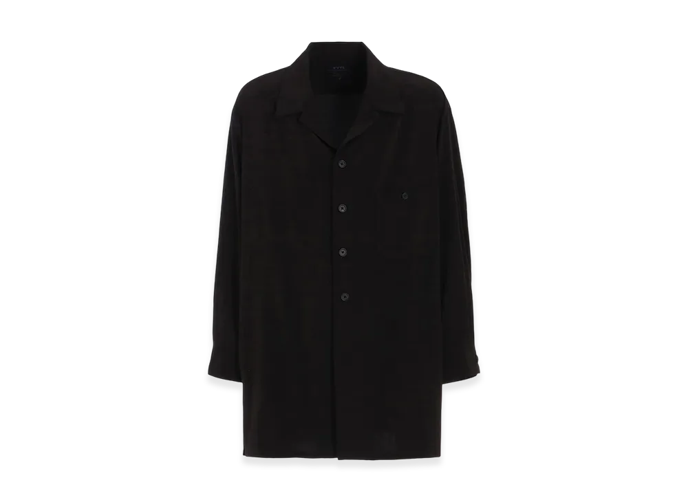 S'YTE Crepe de Chine Shirt-Blouson "Black"
