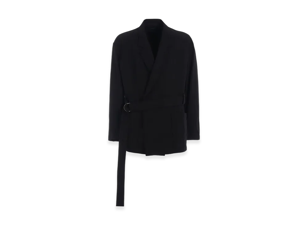 S'YTE Cotton/Linen Dungaree Belted Jacket "Black"