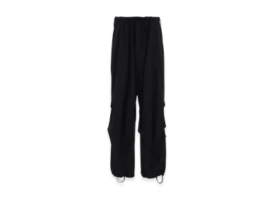 S'YTE Pe/Smooth Jersey Knee Tuck Military Pants With Tyrolean Tapes "Black"