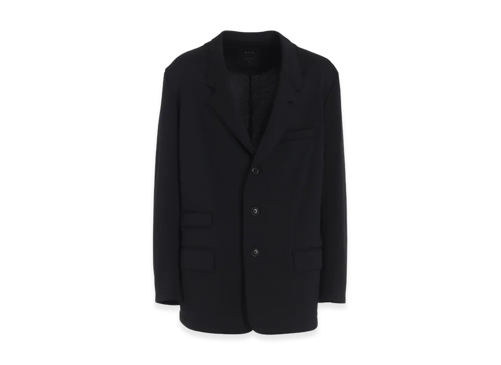 S'YTE Pe/Smooth Jersey 3BS Jacket With Tyrolean Tapes "Black"