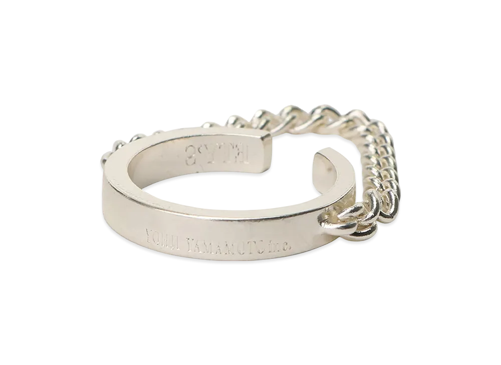 S'YTE Brass Chain Ear Cuff Chain Ring "Silver"