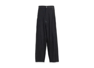 S'YTE 7oz Two-Tone Denim 5Pocket Wide Pants "Black"