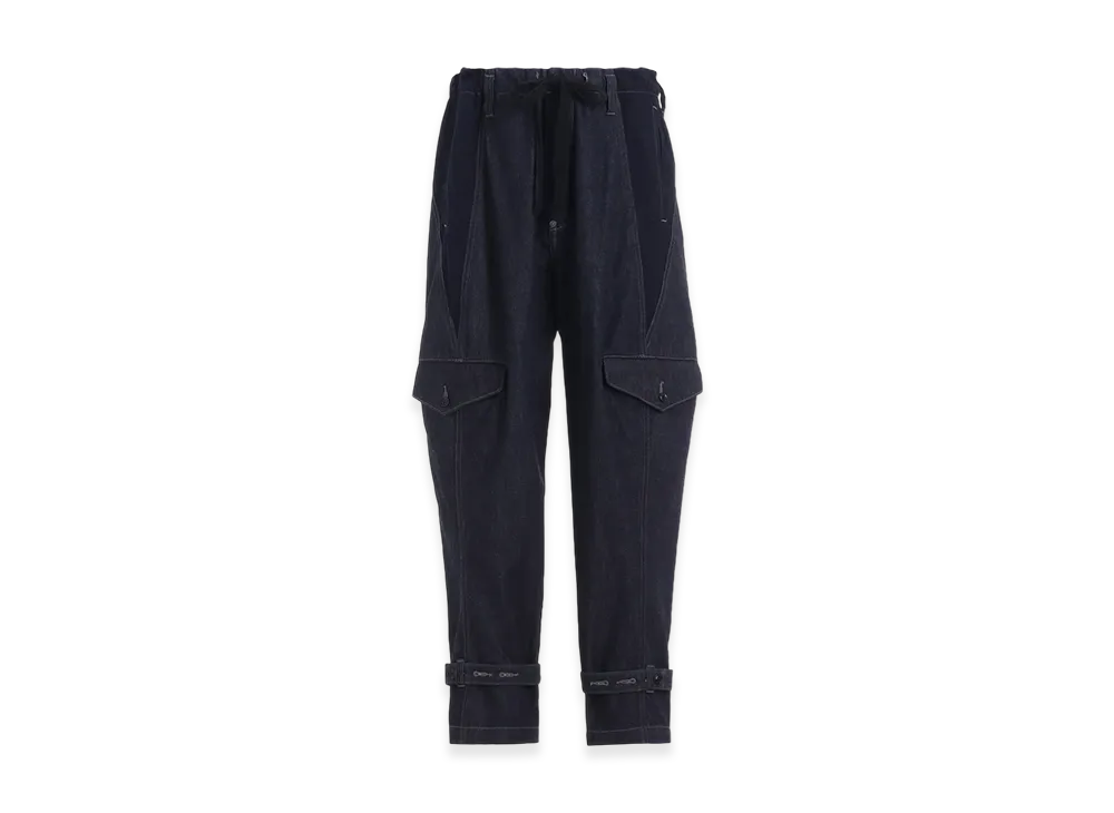 S'YTE 7oz Two-Tone Denim M-59 Cargo Pants "Indigo"