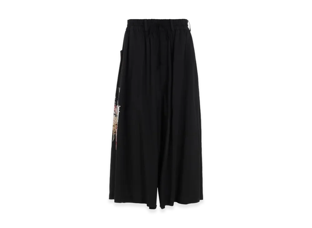 S'YTE Rayon Loan "Lily" Printed Culotte Pant "Black"