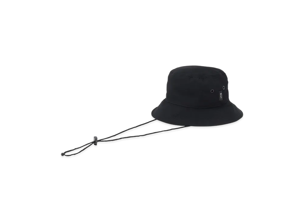 S'YTE Washer Wool Gabardine Safari Hat "Black"