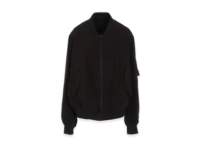 S'YTE Crepe de Chine Bomber Jacket "Black"