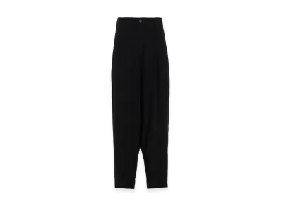S'YTE Crepe de Chine Side Tuck Trousers "Black"