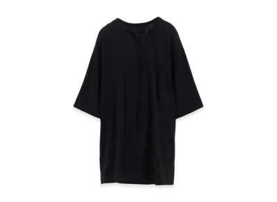 S'YTE Soft Jersey Asymmetrical Skipper T-Shirt "Black"