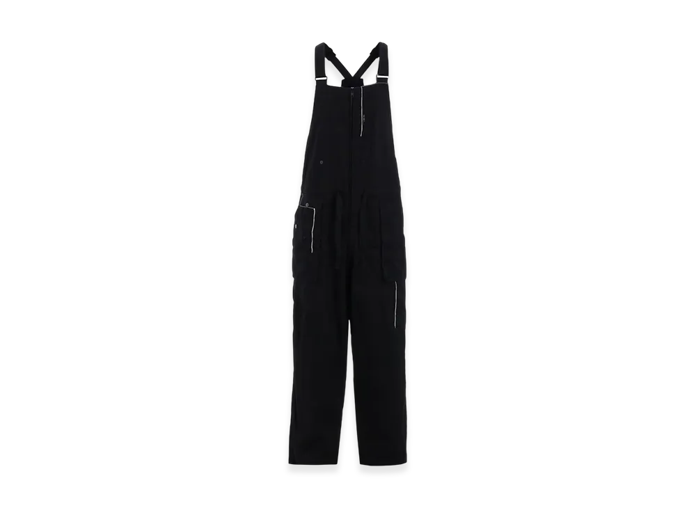 S'YTE Cotton Twill Color Stitching Overall "Black"