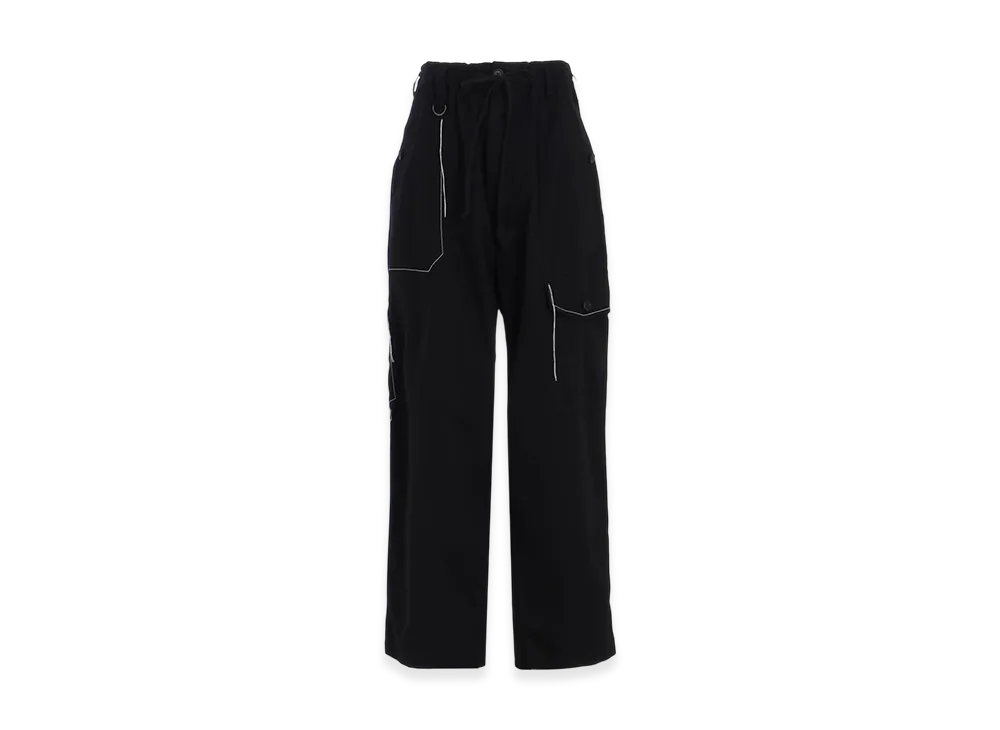 S'YTE Cotton Twill Color Stitching Work Pant "Black"