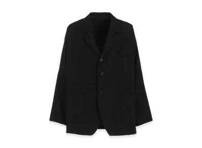 S'YTE Washer Wool Gabardine Raglan Sleeve Jacket "Black"