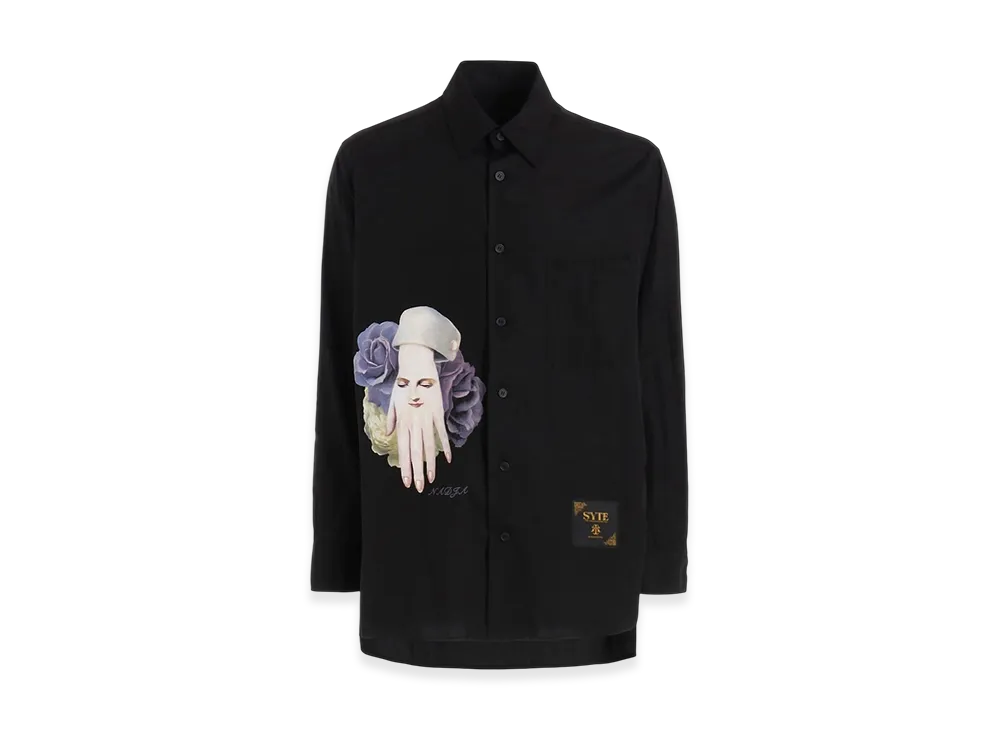 S'YTE x Koichi Iyoda Artwork Printed Shirt -Nadja- "Black"