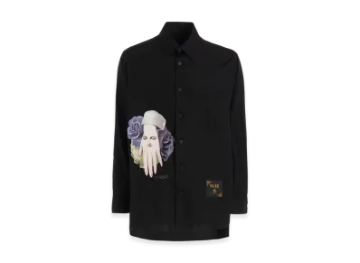 S'YTE x Koichi Iyoda Artwork Printed Shirt -Nadja- "Black"